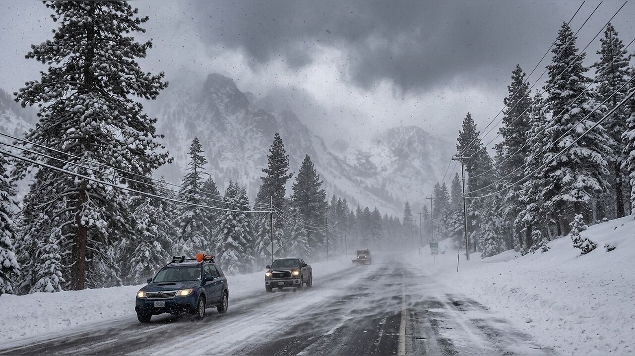 Winter storm alert for Sierra Nevada: I-80 at Donner Pass and Highway ...