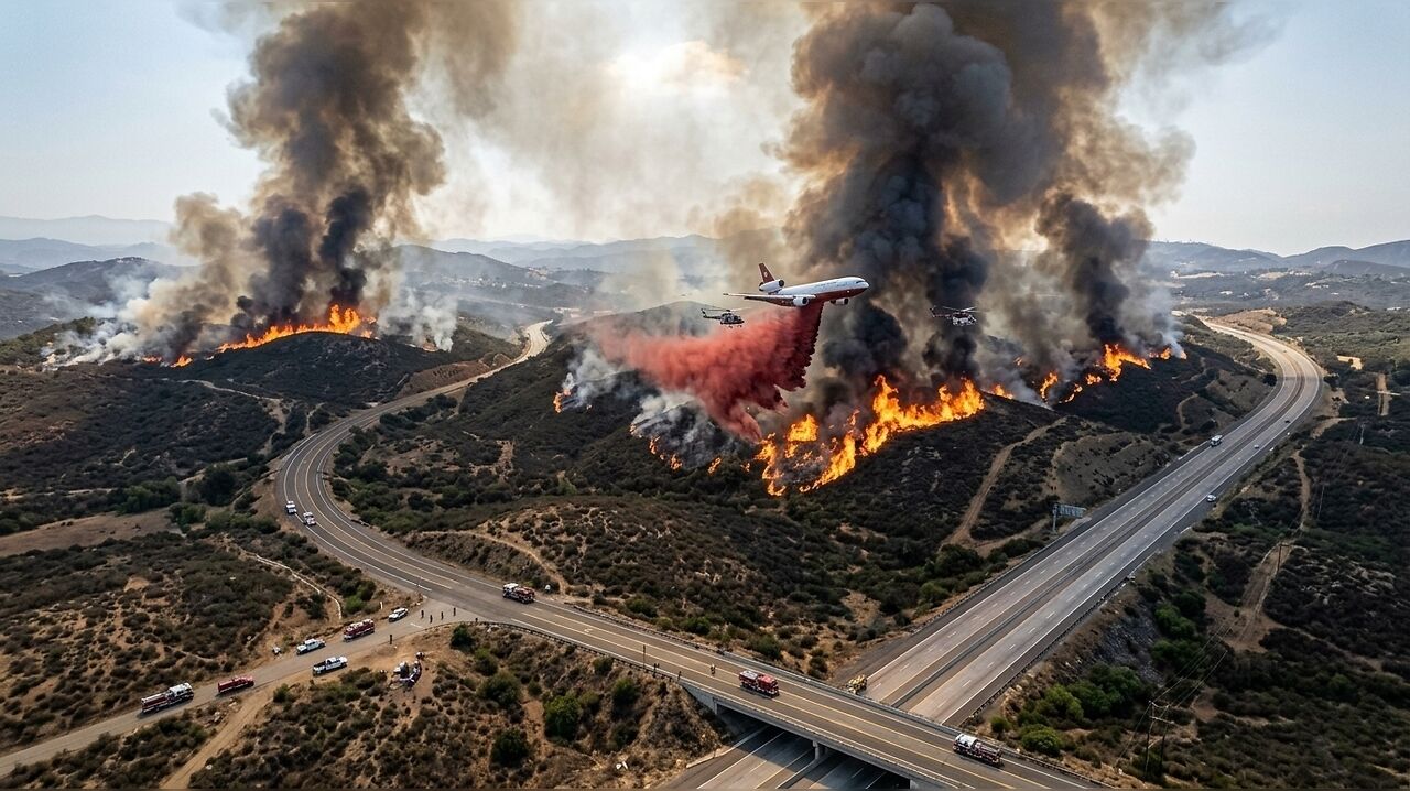 Fire Incident Near Fallbrook: Evacuation Information and Map Updates as ...