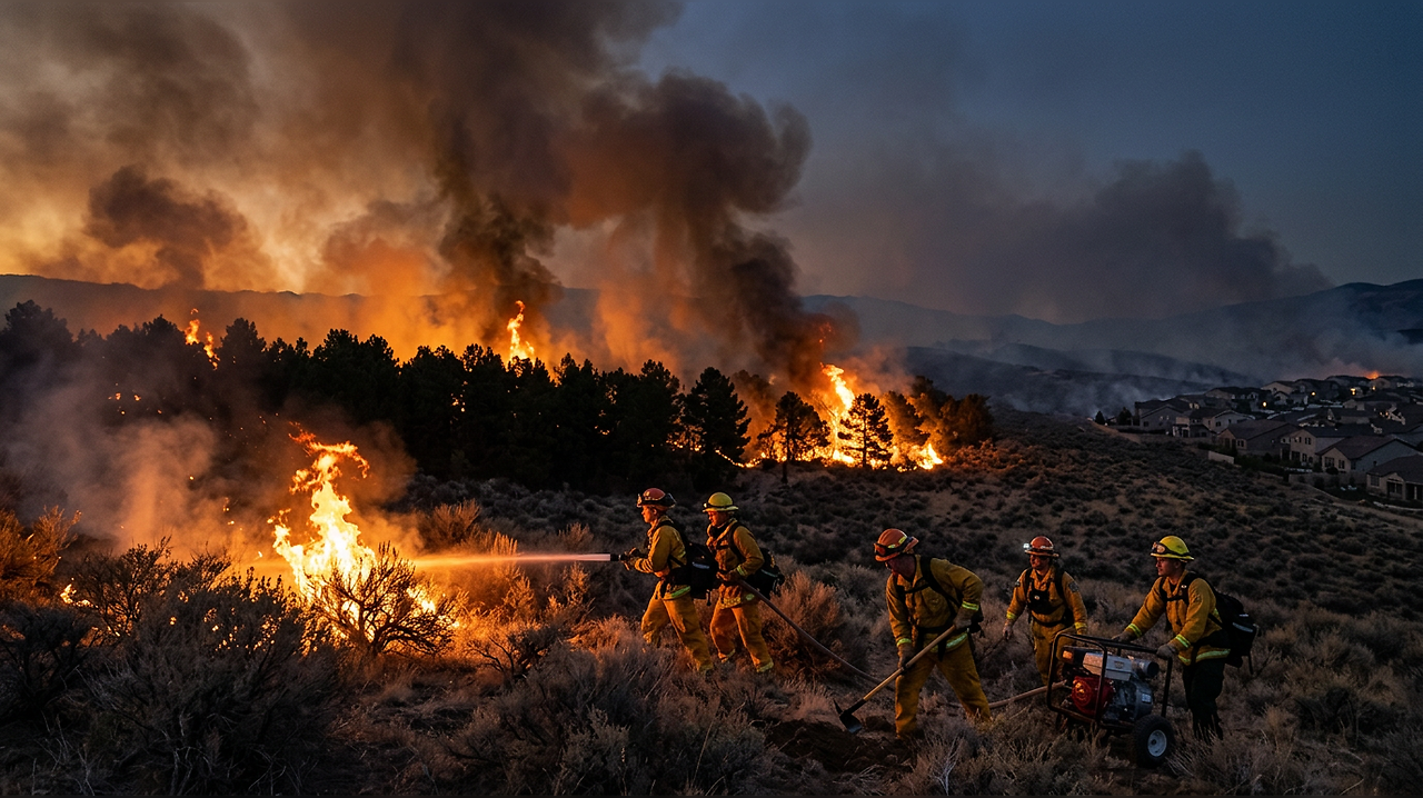 Update on the Navato Fire in Sparks, Nevada: Major fire leads to ...