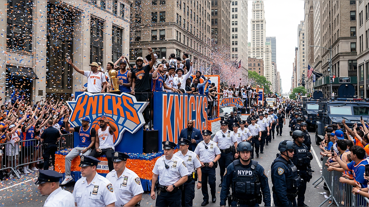 Update on the Knicks parade: Record-setting NYPD presence; review ...