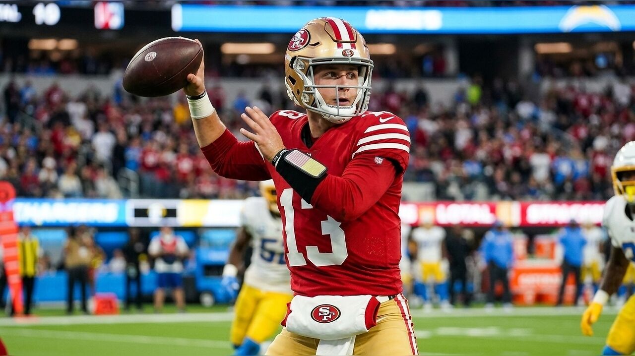 Brock Purdy's status for tonight's game is uncertain as contract ...