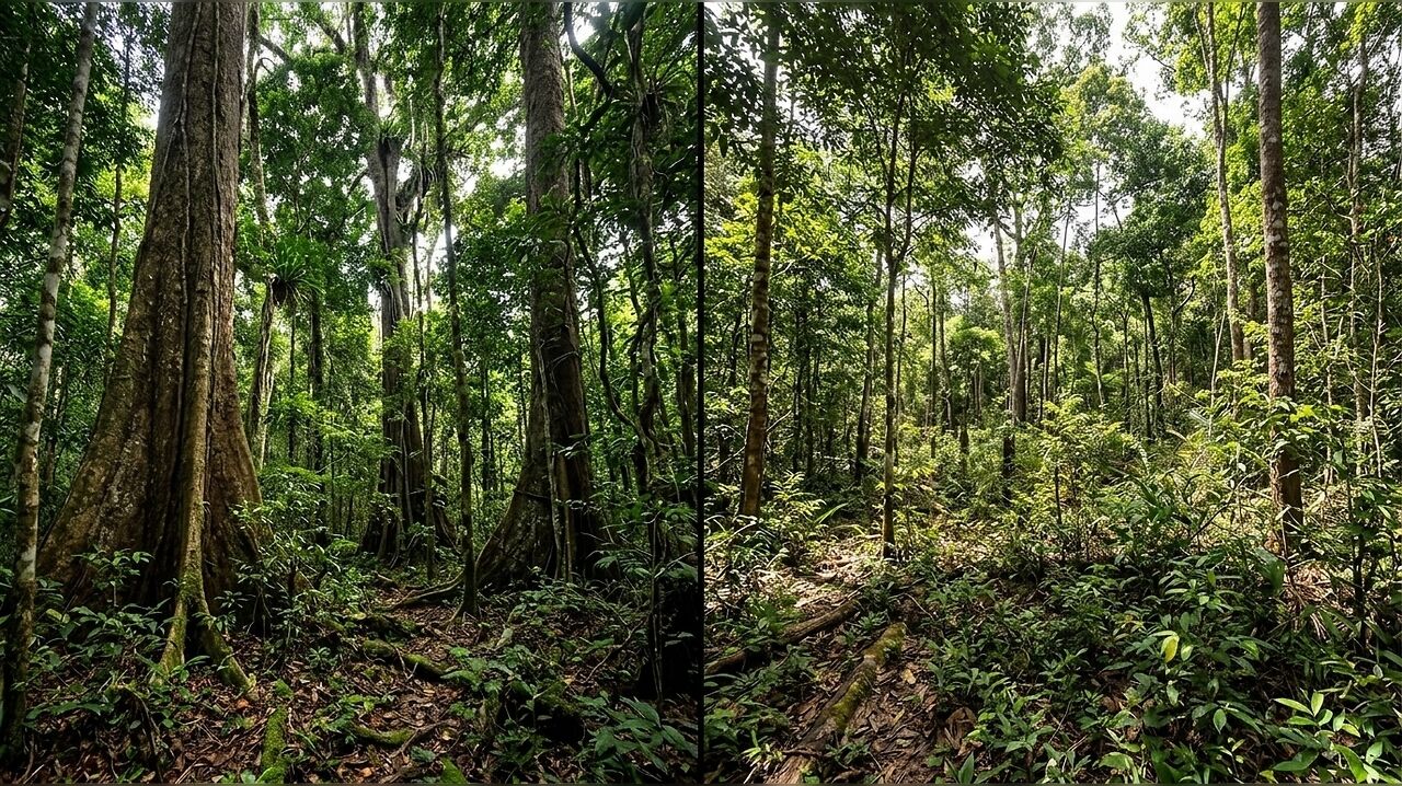 Borneo Rainforest Study Reveals Long Term Carbon Deficit After 
